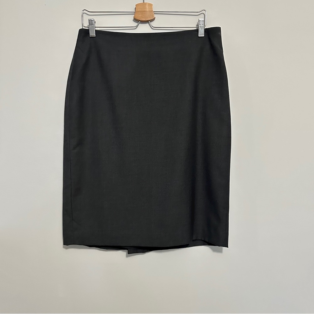Ann Taylor Charcoal Gray Pencil Skirt Women's Size 12 Business Suiting Skirt